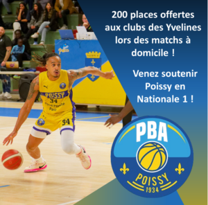 Opération “200 places Offertes” – Poissy Basket Association – Suite
